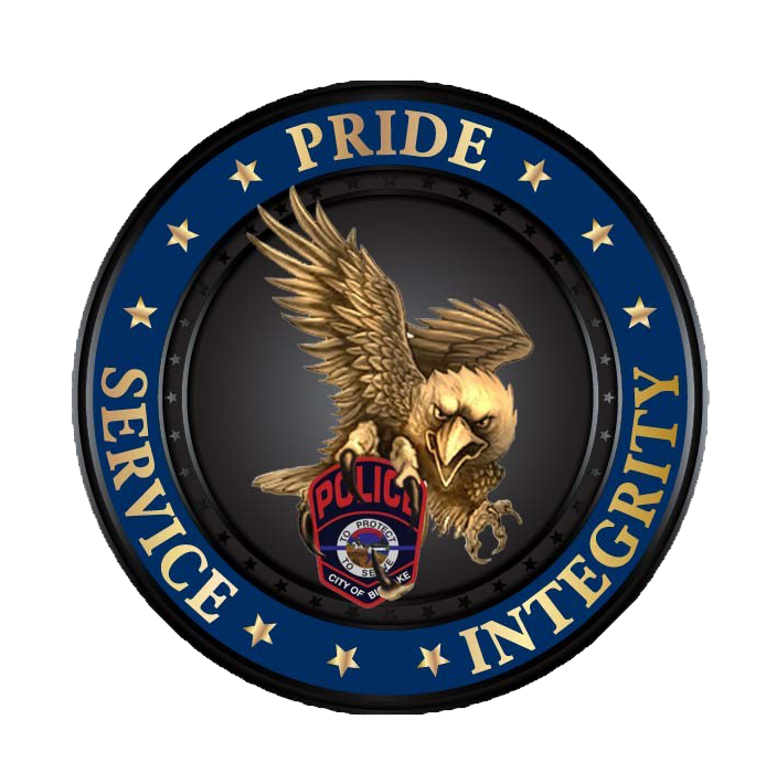 BLPD Challenge Coin Eagle2