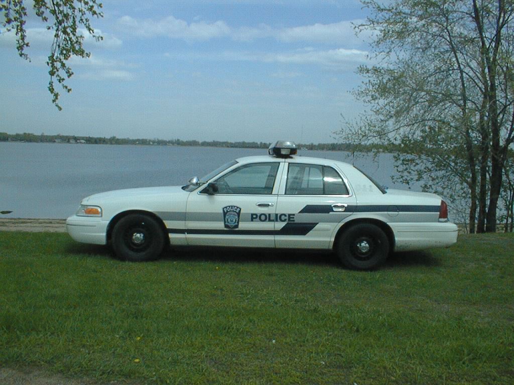 Police Car by a Lake 2