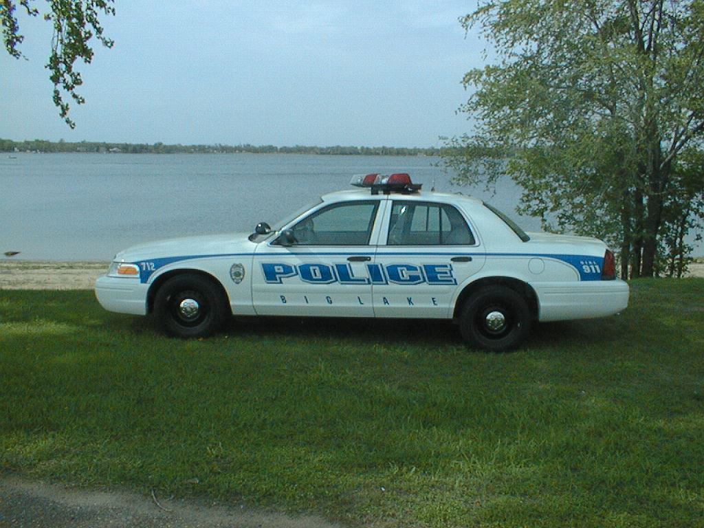 Police Car by a Lake 3