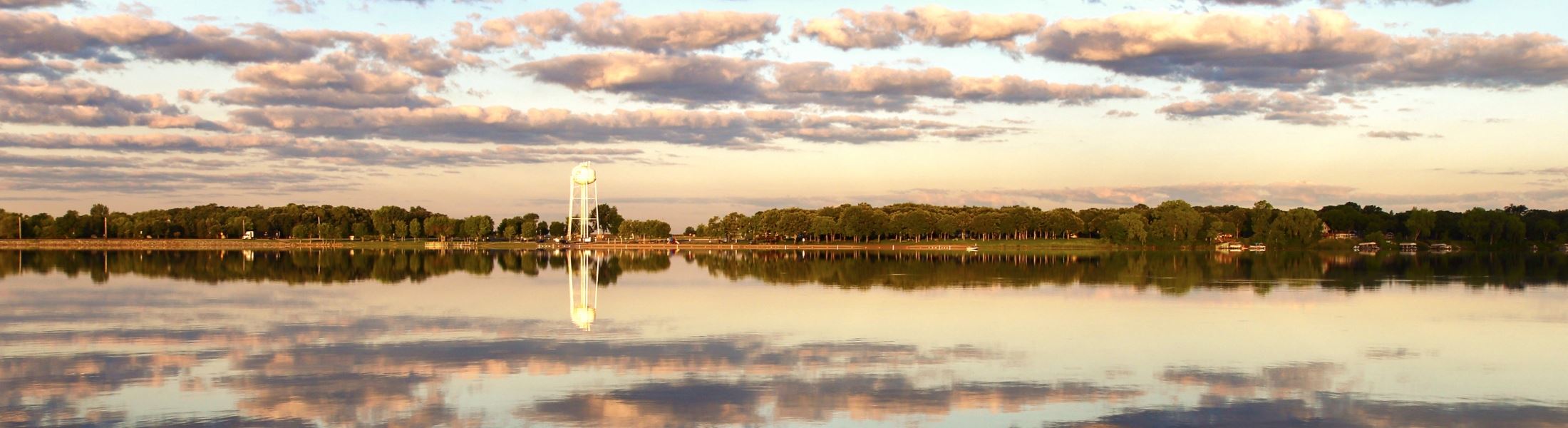 Cloud Reflections on Big Lake