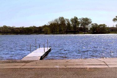 Lakeside Park Lake and Fishing Dock
