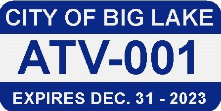 City of big lake ATV Lic